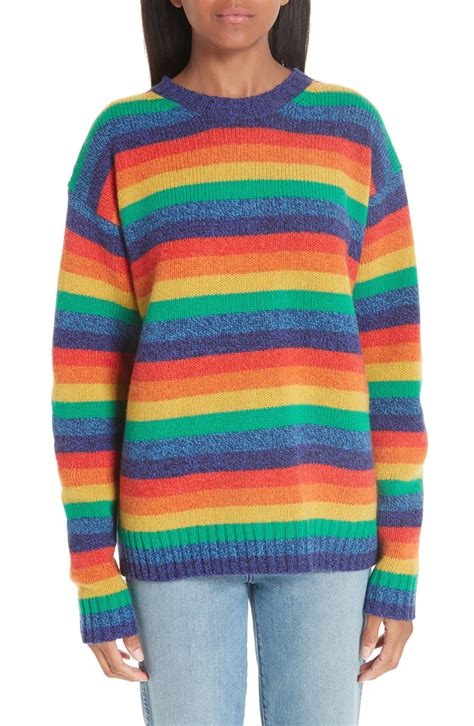 rainbow sweaters for women.